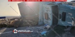 Արագածոտնի մարզում մոտ 15 խոշոր եղջերավոր անասուններով բարձված ЗИЛ-ը բախվել է երկաթե արգելապատնեշներին և կողաշրջվել, 6 կով տեղում սատկել է