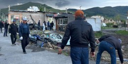 Ապարանում պտտահողմի հետևանքով առաջացած ավերածությունները ահռելի են