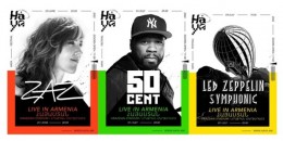50 Cent-ը, Զազը և &laquo;Լեդ Զեփելին&raquo; սիմֆոնիկը ելույթ կունենան Հայաստանում