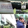 «Ազատություն Սամվել Կարապետյանին» պլակատը ապամոնտաժում են հիմա էլ «Տաշիր» առևտրի կենտրոնի ճակատից