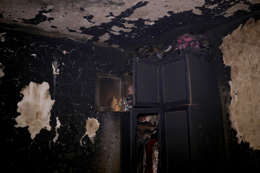 Ղազար Փարպեցի փողոցի բնակարաններից մեկում այրվել են ննջասենյակի գույքն ու այլ կենցաղային իրեր