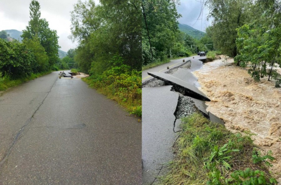 Վանաձոր-Բագրատաշեն միջպետական ավտոճանապարհի մի հատվածն ու Շնող-Թեղուտ միջհամայնքային ավտոճանապարհը փլուզումների հետևանքով միակողմանի փակ են