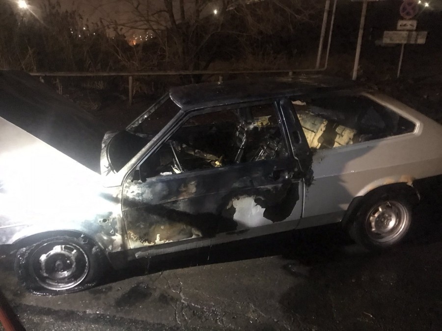 Երևանում ավտոմեքենա է այրվել