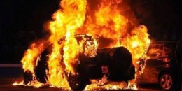 Սարի Թաղում Ford Transit–ն այրվել է