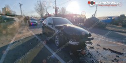 Երևանում բախվել են BMW-ն ու VAZ 21102-ը, կա վիրավոր